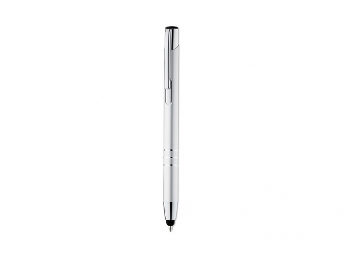 Aluminium push stylus ball pen