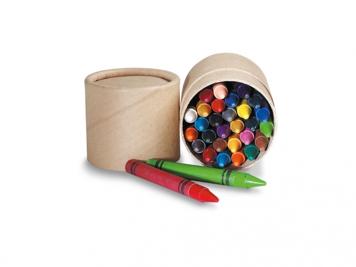 Wax Crayons in Carton