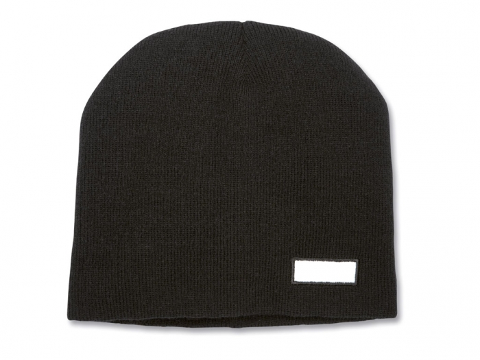 Double layer acrylic knitted beanie cap