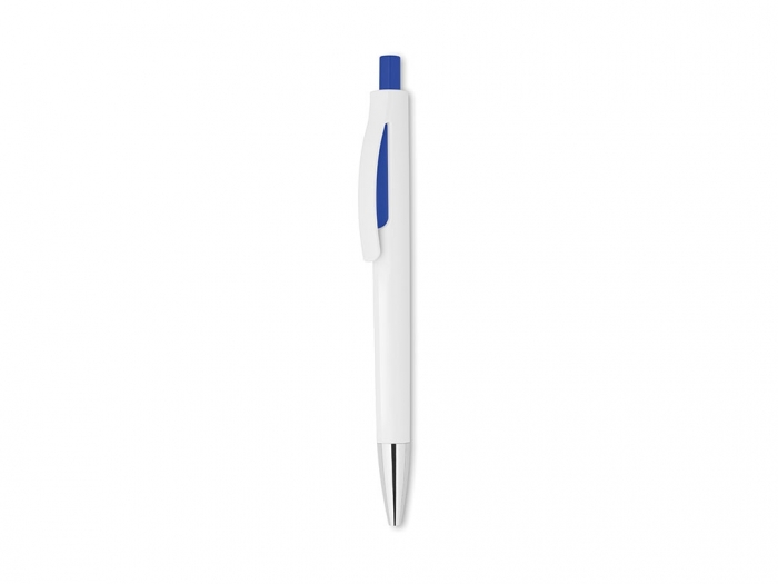 Retractable pen with white bar