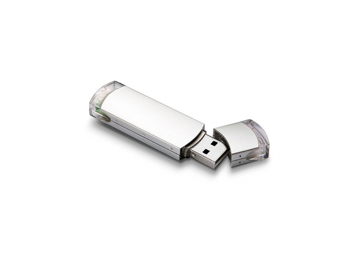 USB Drive in rectangular metal case