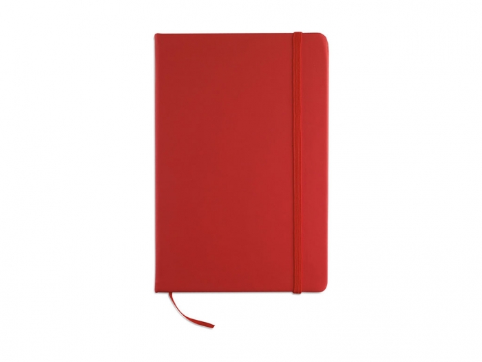 A5 notebook with lined pages