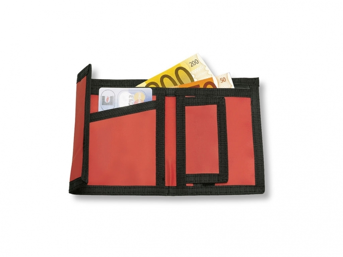 Bright coloured wallet
