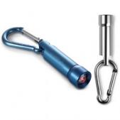 Torch with carabiner hook