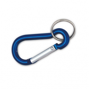 Carabiner hook with key ring