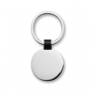 Round shaped metal key ring