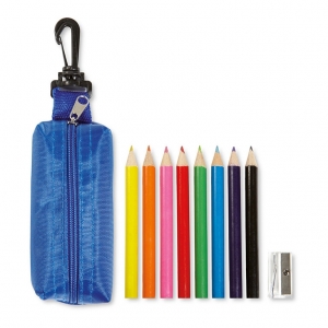 Colouring pencils in pouch