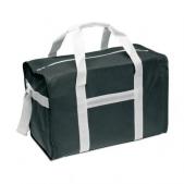 Sport bag in nonwoven with white trimmings