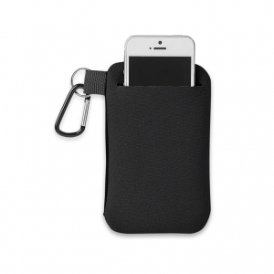 Phone holder with pouch
