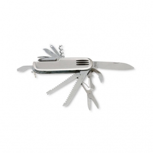 Steel multi-function pocket knife