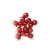 15 baubles in star shape