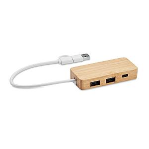 Bamboo USB hub Hubbam
