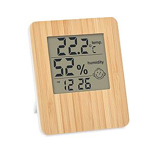 Bamboo Desk Clock Suncity