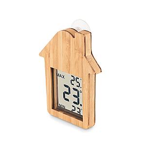 House-shaped bamboo weather station Hisa