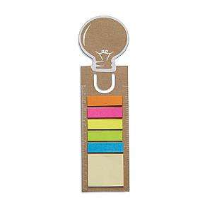 Lightbulb-shaped bookmark Idea